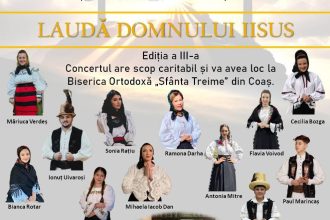 Concert caritabil de pricesne Lauda Domnului Isus in Coas