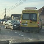 Accident grav in Seini microbuz scolar implicat intr o coliziune frontal