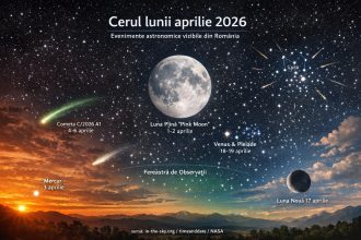 Aprilie 2026 in Cosmos Evenimente Astronomice Spectaculoase si Invitatie la Planetariul din Baia Mare