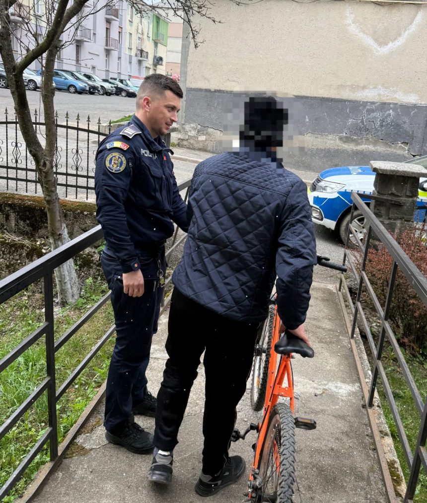Politistii din Cavnic au descoperit o bicicleta furata si au restituit o proprietarului