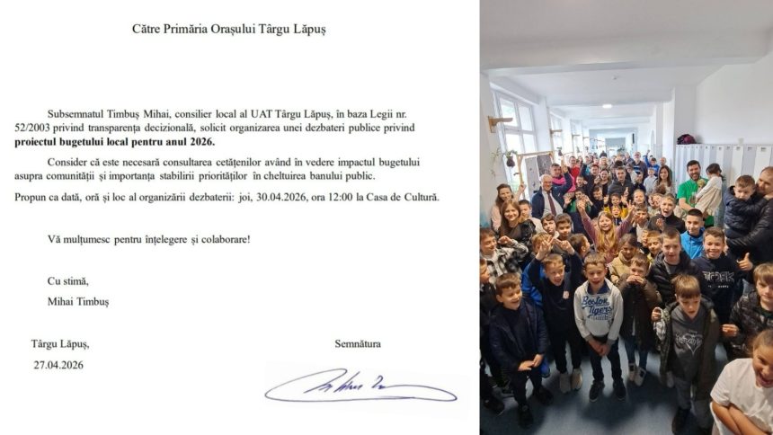 semne de intrebare privind bugetul 2026 la targu lapus se solicita o dezbatere publica