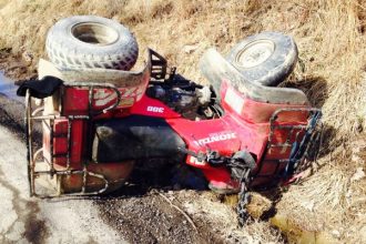Accident cu ATV in Berbesti Conducatorul a parasit locul accidentului si nu avea permis de conducere