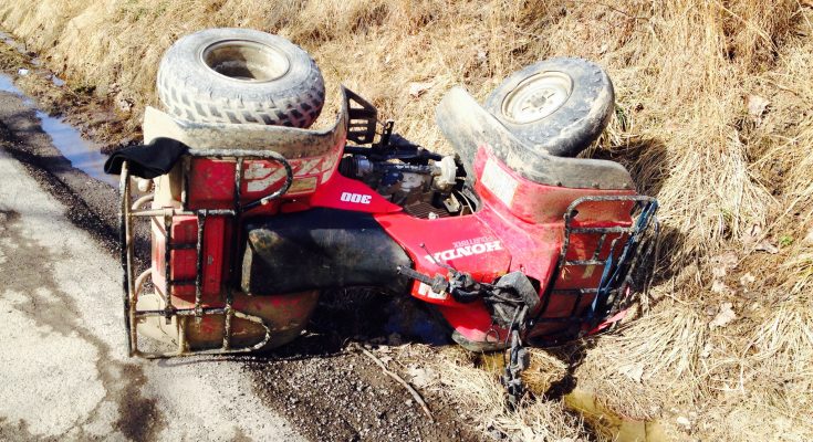 Accident cu ATV in Berbesti Conducatorul a parasit locul accidentului si nu avea permis de conducere