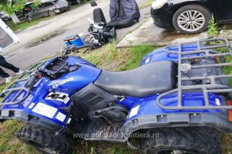 Accident pe DN18 in localitatea Mara Un sofer de ATV a fost ranit si transportat la spital