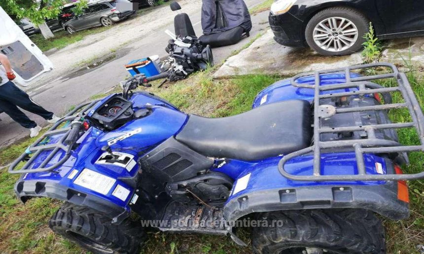 Accident pe DN18 in localitatea Mara Un sofer de ATV a fost ranit si transportat la spital