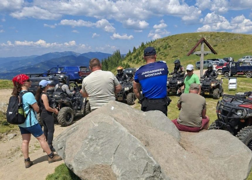Apelul jandarmilor montani Natura se apreciaza la pas nu se castiga prin zgomotul motoarelor