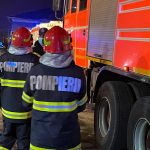 Casa cuprinsa de flacari in Craciunesti O fetita de doi ani salvata urgent