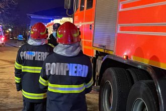 Casa cuprinsa de flacari in Craciunesti O fetita de doi ani salvata urgent