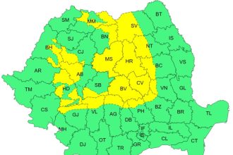 Cod galben de furtuni in Maramures Ploi torentiale vant intens si grindina
