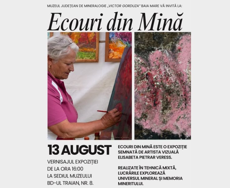 Ecouri din Mina se va desfasura la Baia Mare O expozitie inspirata de identitatea miniera a Maramuresului