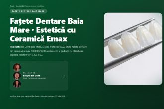 Fapete dentare in Baia Mare ce sunt pentru cine sunt potrivite si cum se desfasoara tratamentul
