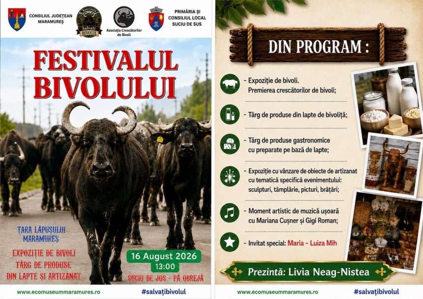Festivalul Bivolului se intoarce la Suciu de Jos Ediia a III a se concentreaza asupra salvrii unui sector tradiional