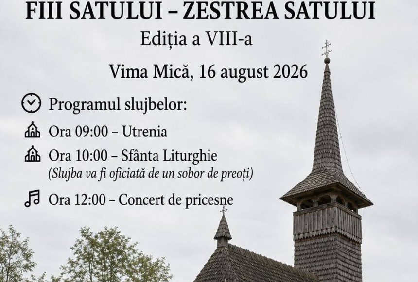 Fiii satului comoara satului editia a VIII a la Vima Mica