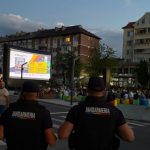 Filme sub cerul liber la Targu Lapus Jandarmii au fost alaturi de public