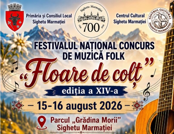 Floare de colt se intoarce la Sighet Descopera cine sunt tinerii care vor performa pe scena