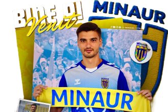 Fotbal Dragos Nedelcu noul jucator al echipei CS Minaur Baia Mare