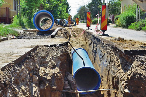 Lucrari la reteaua de canalizare pe strada George Cosbuc din Baia Mare programate pana la sfarsitul lunii octombrie