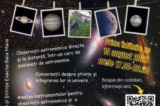 Luna si Venus urmarite in direct la Planetariul din Baia Mare