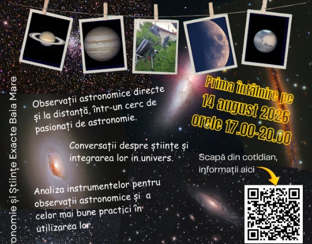 Luna si Venus urmarite in direct la Planetariul din Baia Mare