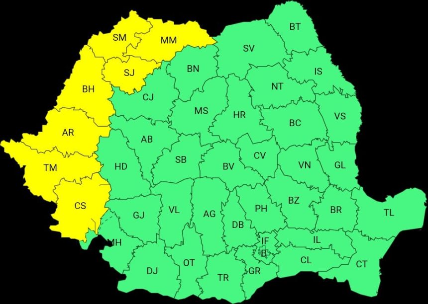 Maramuresul intra din nou sub Cod galben de canicula Maxime de 34 de grade si nopti tropicale