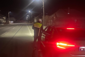 Noapte cu alcool la volan sofer de 30 de ani oprit in Baia Mare