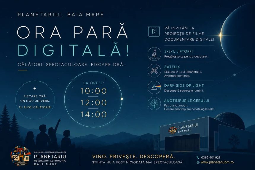 Ora Perei Digitale la Planetariul din Baia Mare