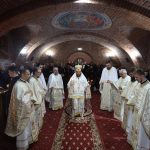 Preasfintitul Timotei Satmarenul la Manastirea Sfantul Proroc Ilie din Dragomiresti Slujba de parastas pentru arhimandritul Sofronie Pera