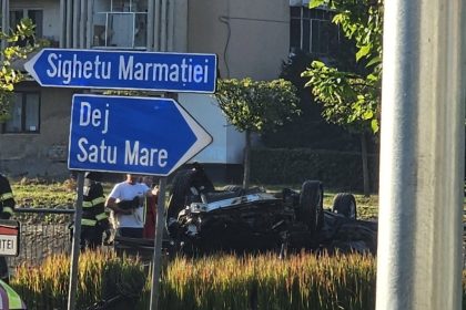 Primele concluzii ale politiei in legatura cu accidentul din Baia Mare Softerul a patruns pe contrasens intr o zona de lucrari si s a rasturnat
