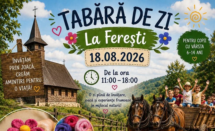 Tabara de zi pentru copii la Feresti O zi plina de joaca traditie si aventura in natura