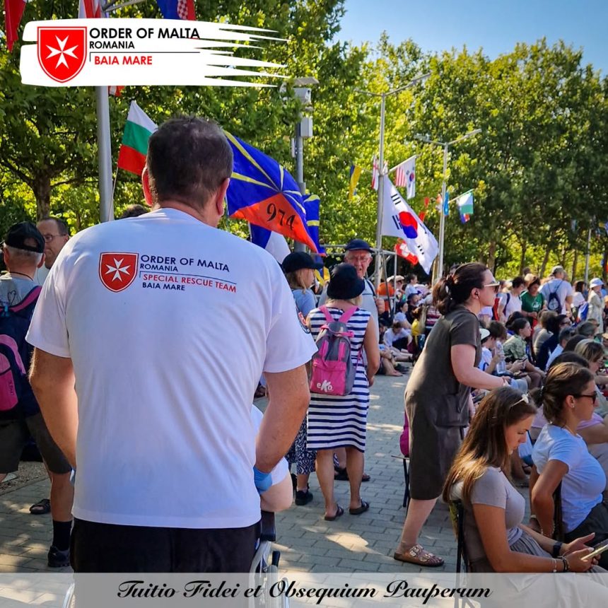 Voluntarii din Baia Mare in prima linie la unul dintre cele mai mari pelerinaje din Europa