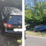 accident de circulatie in carbunari pe dn 18b un autoturism a iesit in afara drumului