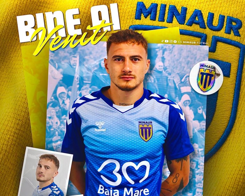 fotbal robert filip devine noul mijlocas al cs minaur baia mare