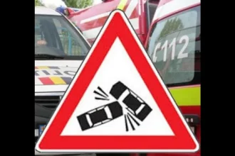 Accident cu trei mașini pe Vasile Lucaciu, din cauza neacordării de prioritate