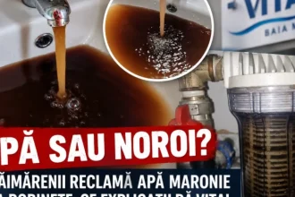 Apă maronie la robinet în Baia Mare. Locuitorii cer explicații de la VITAL