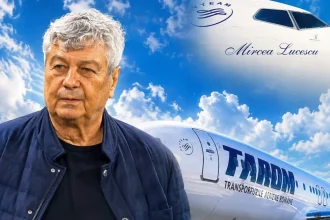 Avionul „Mircea Lucescu” a intrat în flota TAROM