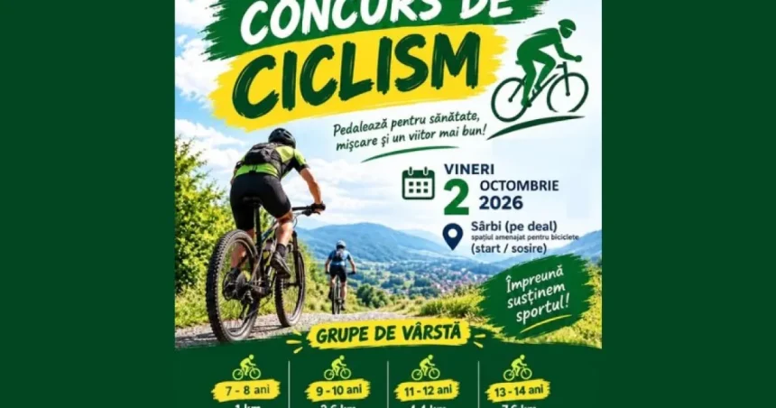 Competiție de ciclism la Fărcașa pentru copii și tineri