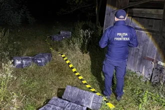 Contrabandiștii au abandonat 3.250 de pachete de țigări la frontiera cu Ucraina