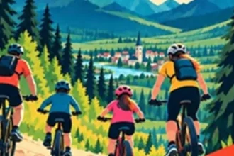 Cu bicicleta la munte, ediția a IV-a, la Târgu Lăpuș. O zi de mișcare, muzică și voie bună