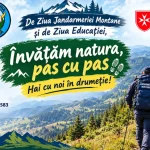 Drumeție la Cota 1000 – Șuior, marcând Ziua Jandarmeriei Montane și Ziua Educației