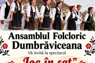 Dumbrăvița se îmbracă în straie populare - „Joc în sat”, spectacol folcloric