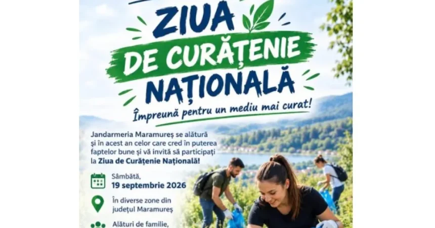 Maramureșul se mobilizează pentru curățenie! Jandarmii și voluntarii, chemați la Firiza