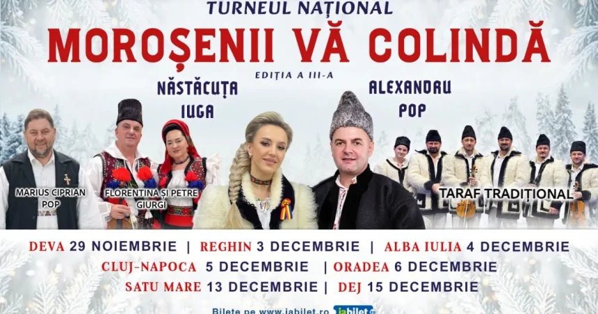 Moroșenii vă colindă pornesc într-un turneu național plin de tradiție și sărbătoare