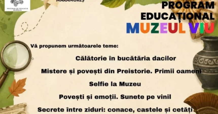 Muzeul Viu se întoarce în Baia Mare! O nouă experiență pentru copii