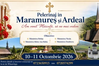 Pelerinaj de suflet prin Maramureș și Ardeal, în 10–11 octombrie