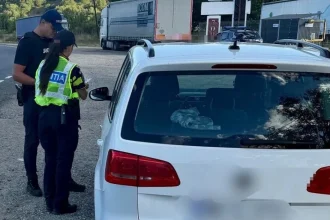 Șofer fără permis și cu numere false, depistat în Sighet cu 1,13 mg/l alcool