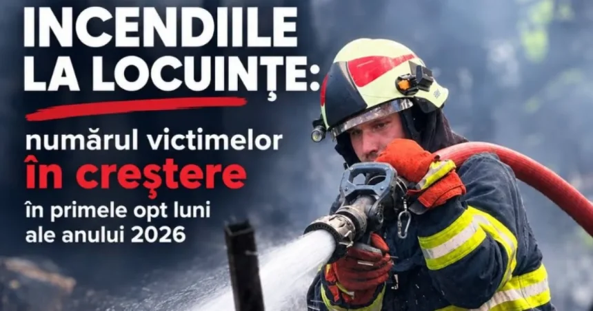 Vine frigul și cresc riscurile: 127 de morți în incendii de locuințe anul acesta