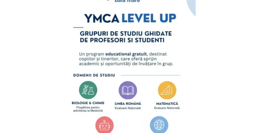 YMCA Baia Mare oferă meditații gratuite: de la engleză până la admiterea la Medicină
