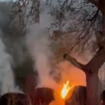Incendiu văzut de jandarmi în zorii zilei, între Rohia și Boiereni