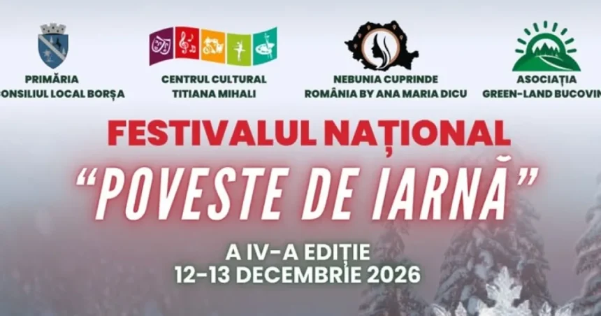 Înscrieri deschise la Festivalul Național „Poveste de Iarnă” de la Borșa
