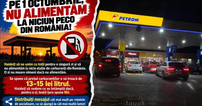Nu alimentăm pe 1 octombrie. Protestul viral de la pompă și problema ignorată de internet